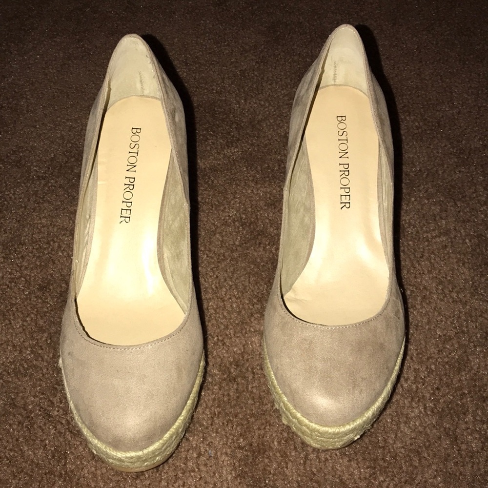 Boston proper espadrille sandals never worn